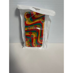 CASE Multi-color Retro Floral iPhone 12/12 Pro Phone Case One Size 70s Groovy